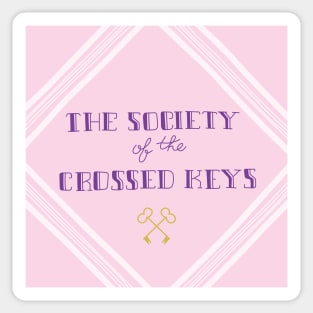 Grand Budapest Hotel-Society of the Crossed Keys hanky Sticker
